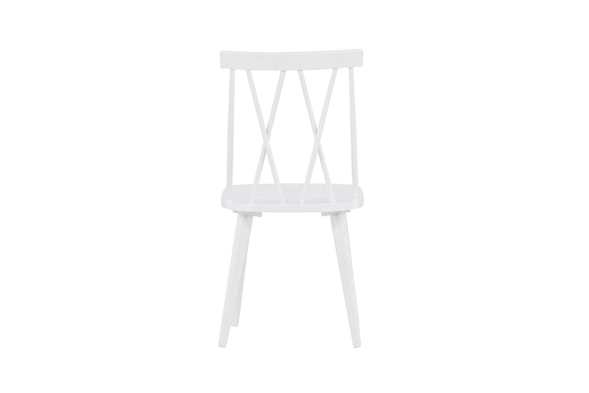 Mariette Esszimmerstuhl in Weiss präsentiert im Onlineshop von KAQTU Design AG. Stuhl ist von Venture Home