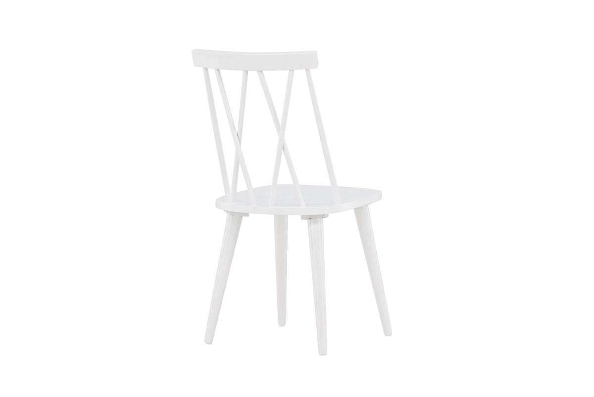 Mariette Esszimmerstuhl in Weiss präsentiert im Onlineshop von KAQTU Design AG. Stuhl ist von Venture Home