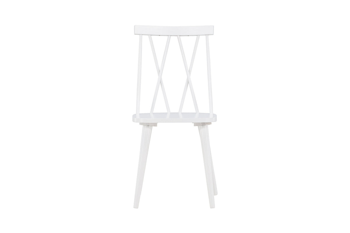 Mariette Esszimmerstuhl in Weiss präsentiert im Onlineshop von KAQTU Design AG. Stuhl ist von Venture Home