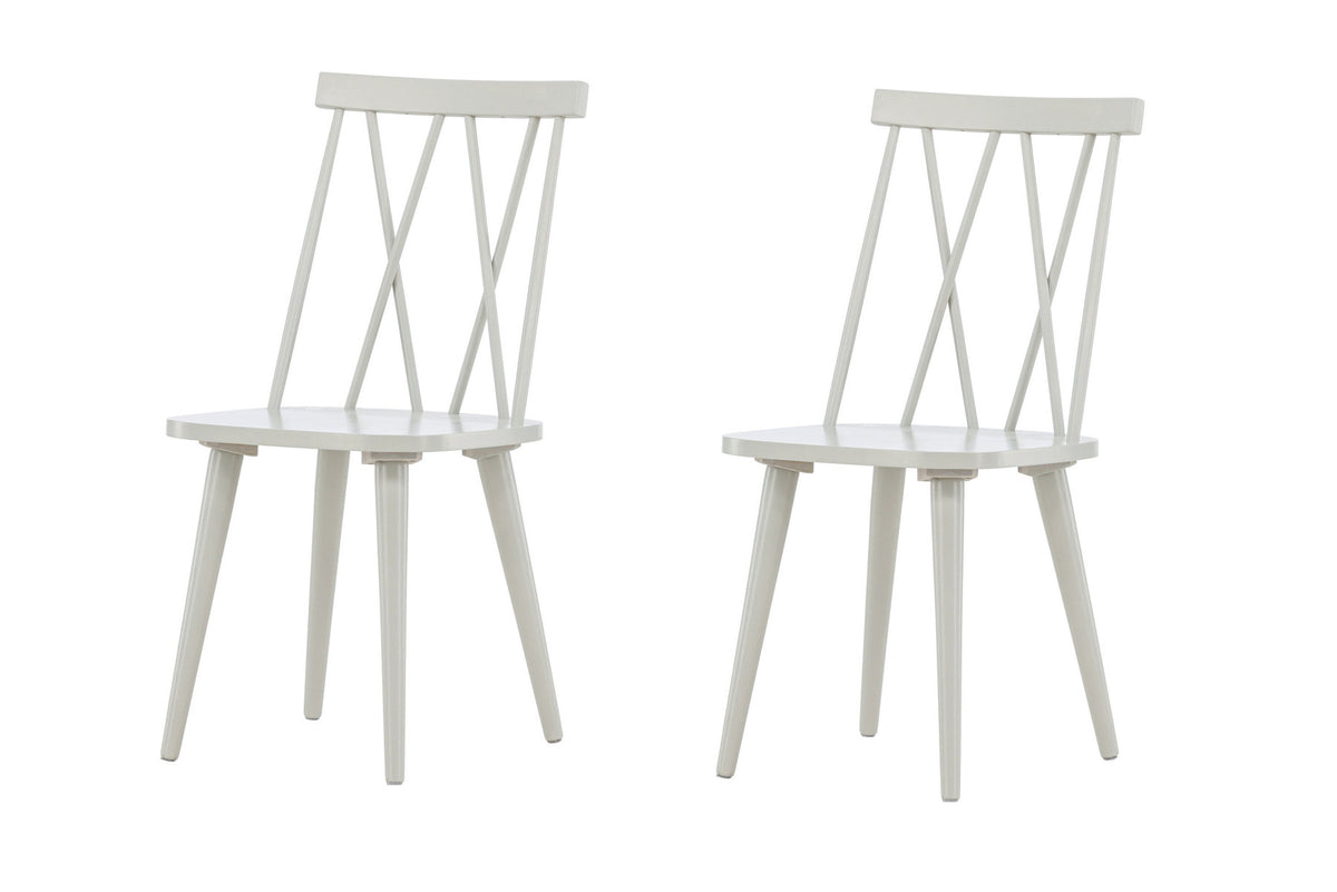 Mariette Esszimmerstuhl in Hellgrau präsentiert im Onlineshop von KAQTU Design AG. Stuhl ist von Venture Home