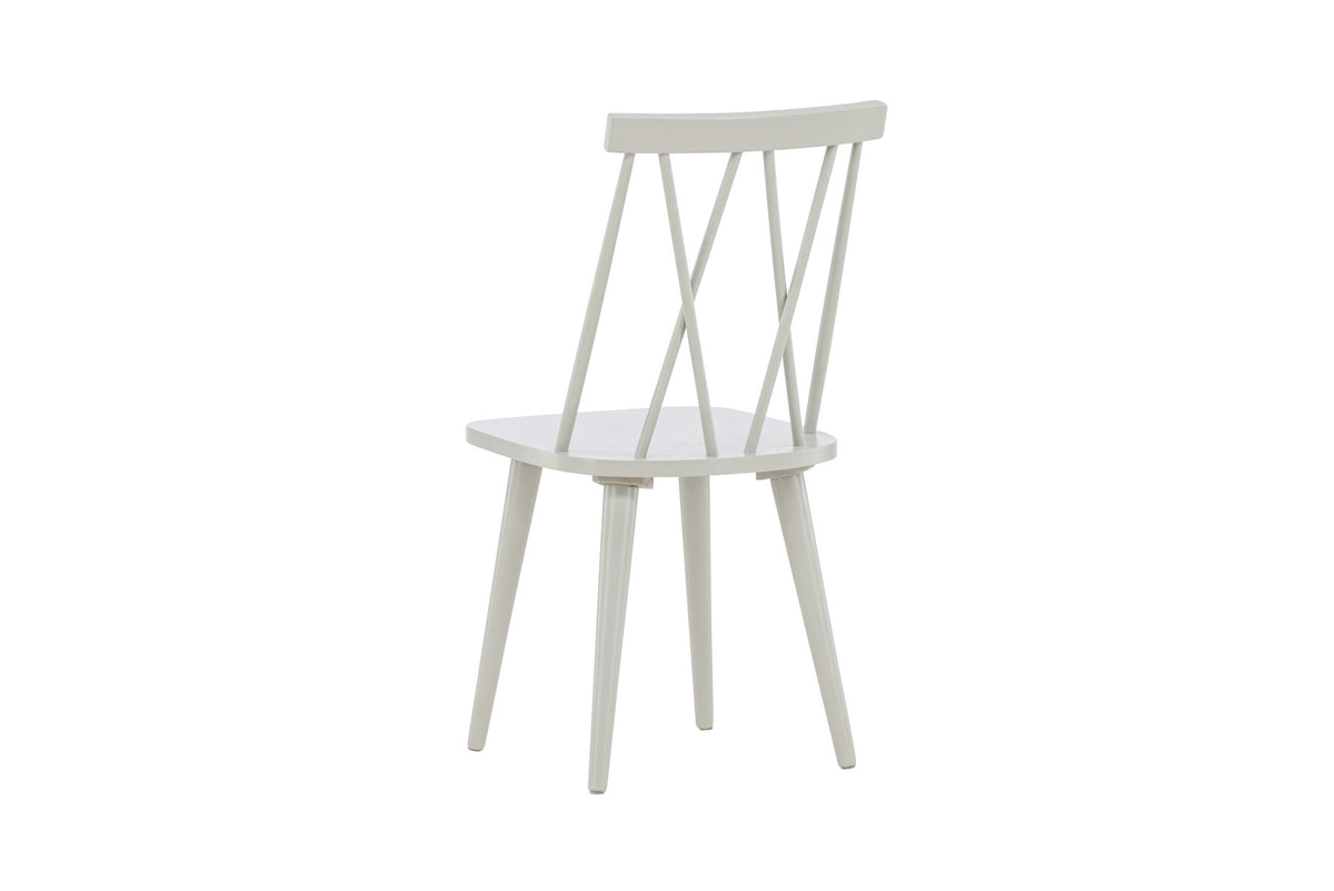 Mariette Esszimmerstuhl in Hellgrau präsentiert im Onlineshop von KAQTU Design AG. Stuhl ist von Venture Home