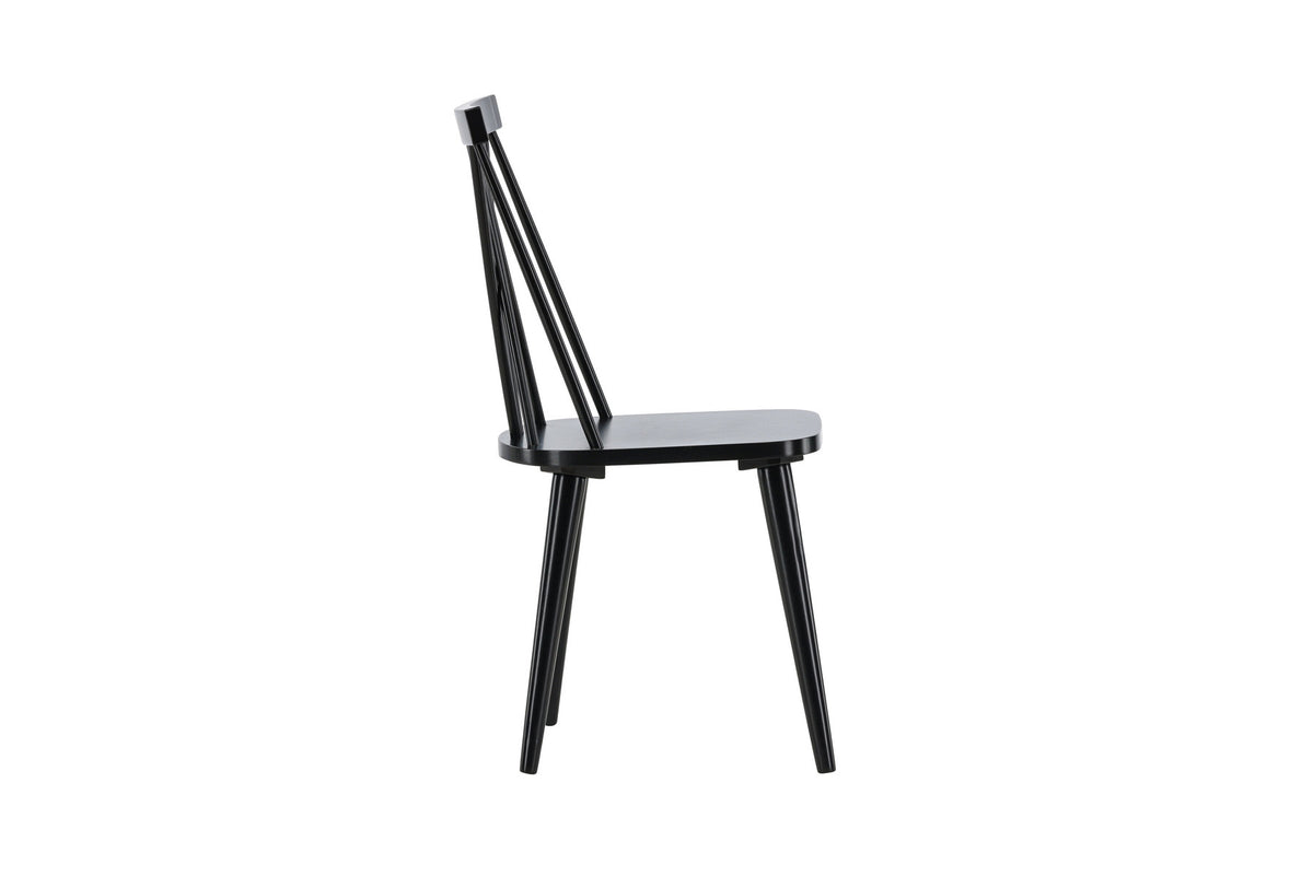 Mariette Esszimmerstuhl in Schwarz präsentiert im Onlineshop von KAQTU Design AG. Stuhl ist von Venture Home