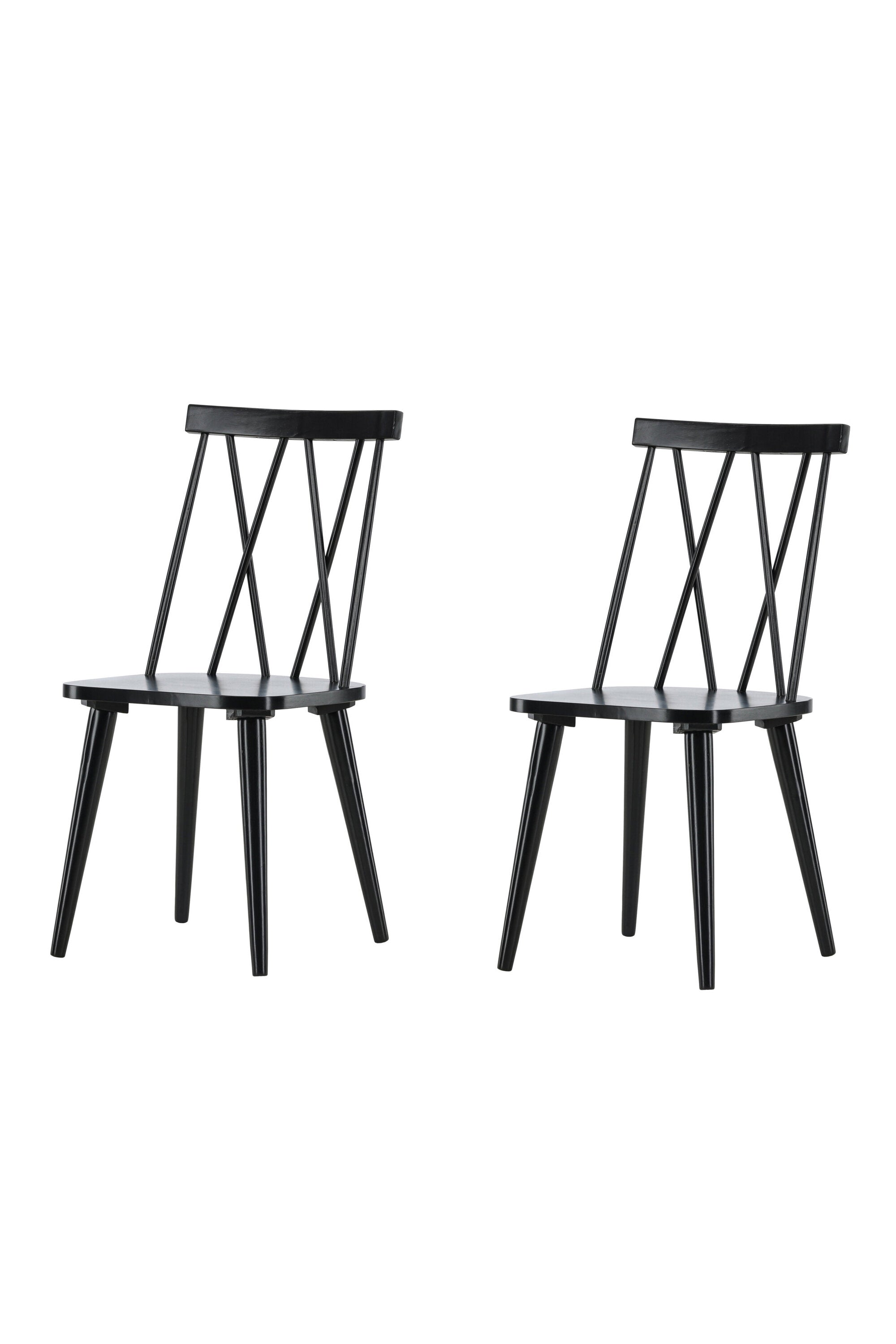Mariette Esszimmerstuhl in Schwarz präsentiert im Onlineshop von KAQTU Design AG. Stuhl ist von Venture Home