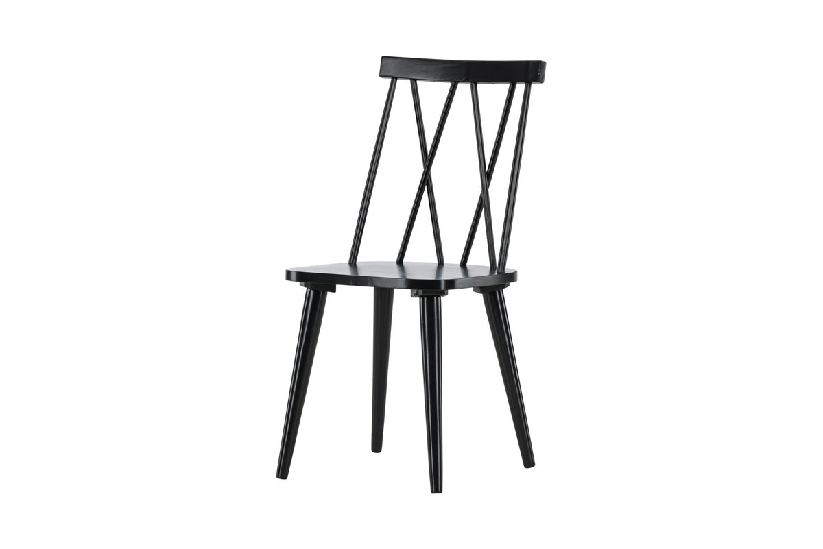 Mariette Esszimmerstuhl in Schwarz präsentiert im Onlineshop von KAQTU Design AG. Stuhl ist von Venture Home