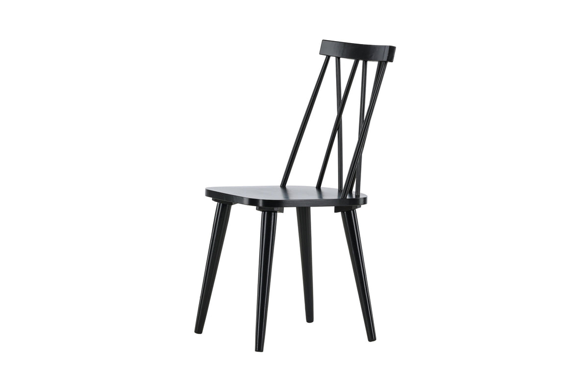 Mariette Esszimmerstuhl in Schwarz präsentiert im Onlineshop von KAQTU Design AG. Stuhl ist von Venture Home