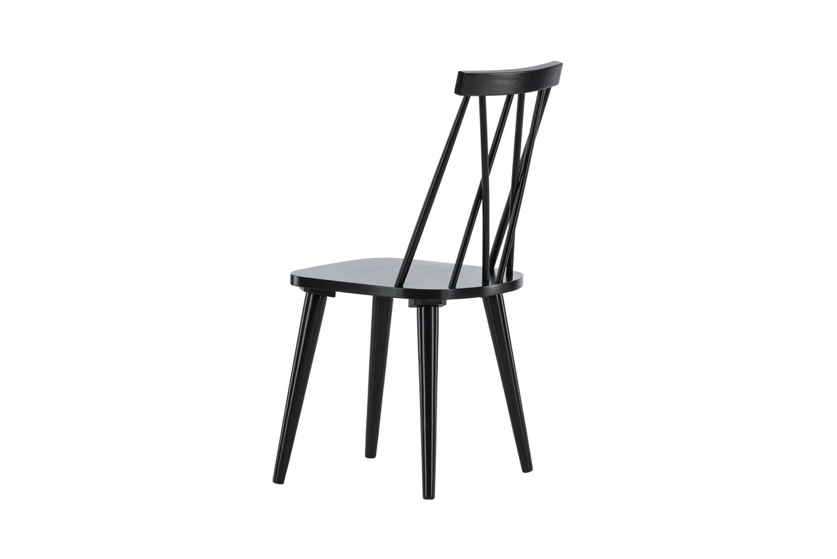 Mariette Esszimmerstuhl in Schwarz präsentiert im Onlineshop von KAQTU Design AG. Stuhl ist von Venture Home