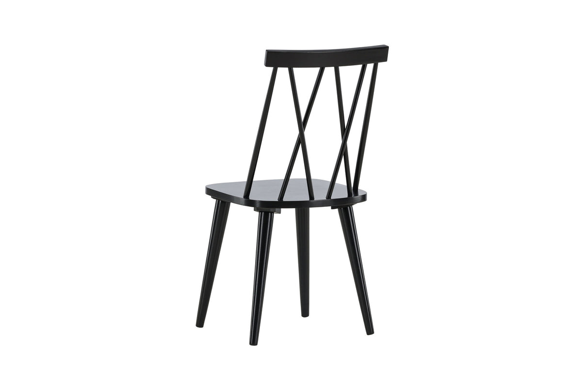 Mariette Esszimmerstuhl in Schwarz präsentiert im Onlineshop von KAQTU Design AG. Stuhl ist von Venture Home