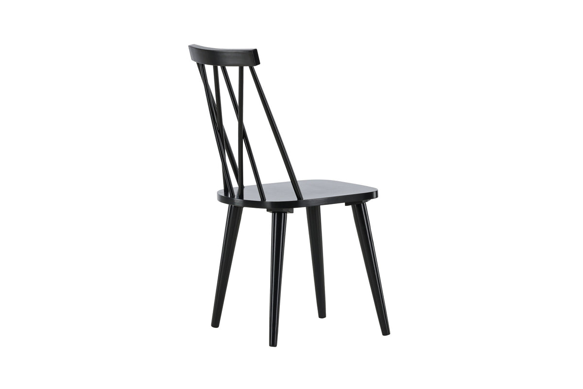 Mariette Esszimmerstuhl in Schwarz präsentiert im Onlineshop von KAQTU Design AG. Stuhl ist von Venture Home