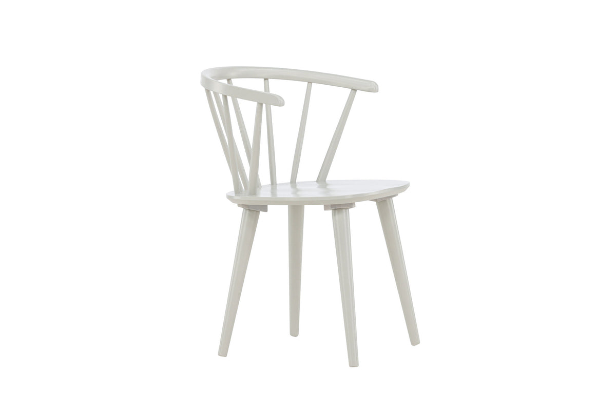 Bobby Esszimmerstuhl in Hellgrau präsentiert im Onlineshop von KAQTU Design AG. Stuhl ist von Venture Home
