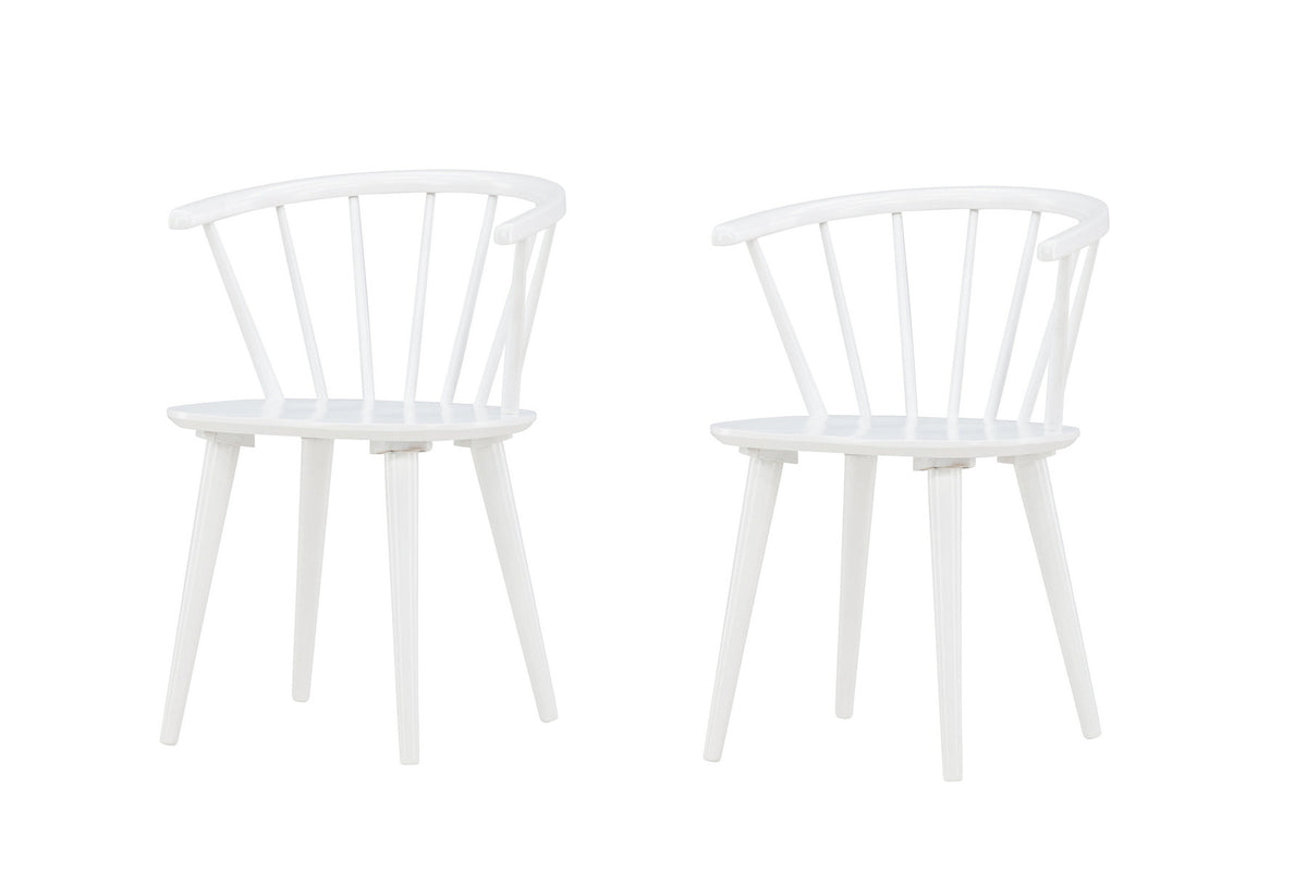 Bobby Esszimmerstuhl in Weiss präsentiert im Onlineshop von KAQTU Design AG. Stuhl ist von Venture Home