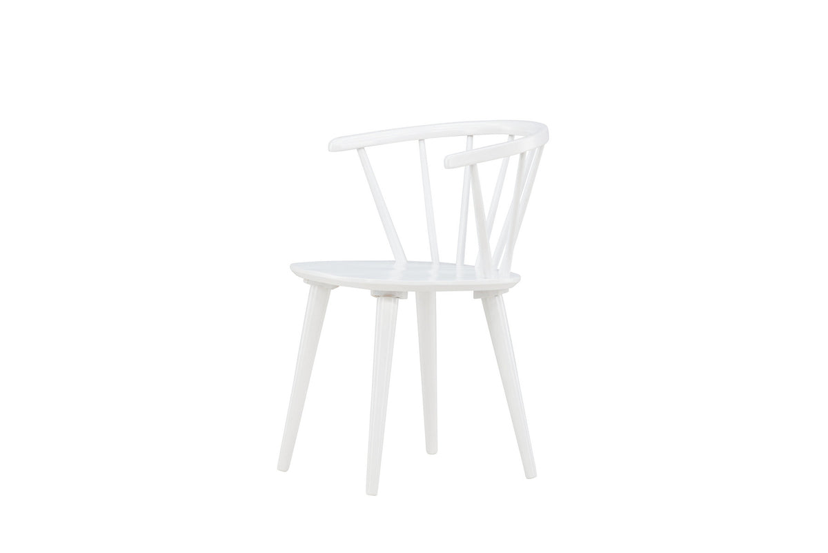 Bobby Esszimmerstuhl in Weiss präsentiert im Onlineshop von KAQTU Design AG. Stuhl ist von Venture Home