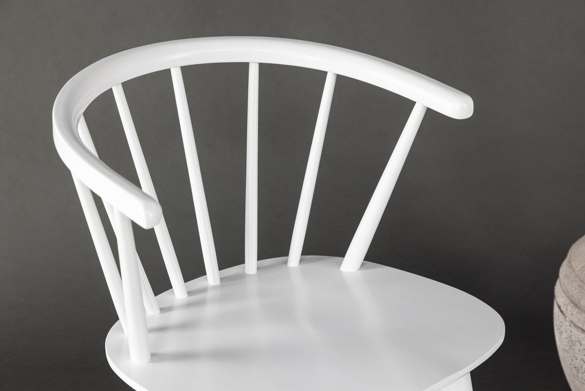 Bobby Esszimmerstuhl in Weiss präsentiert im Onlineshop von KAQTU Design AG. Stuhl ist von Venture Home