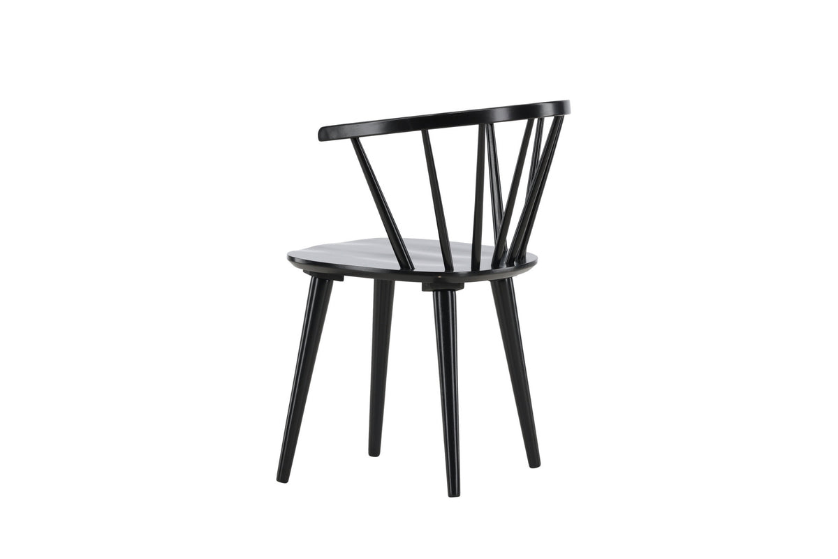 Bobby Esszimmerstuhl in Schwarz präsentiert im Onlineshop von KAQTU Design AG. Stuhl ist von Venture Home