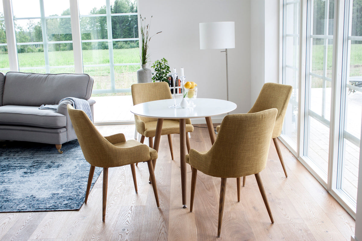 Polar Tisch in Natur/Weiss präsentiert im Onlineshop von KAQTU Design AG. Esstisch ist von Venture Home