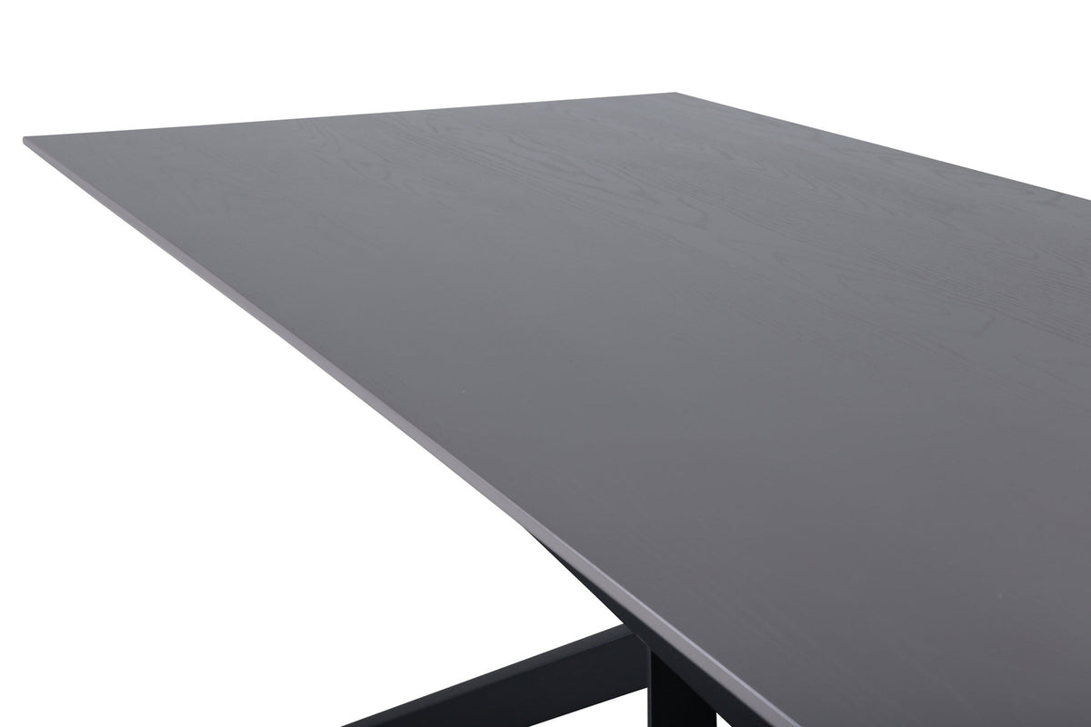 Piazza Esstisch in Schwarz / Grau präsentiert im Onlineshop von KAQTU Design AG. Esstisch ist von Venture Home