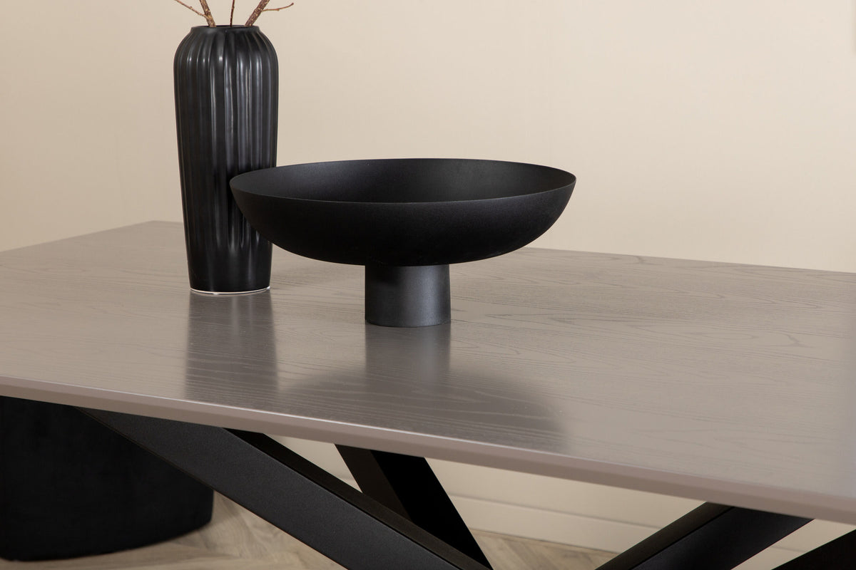 Piazza Esstisch in Schwarz / Grau präsentiert im Onlineshop von KAQTU Design AG. Esstisch ist von Venture Home