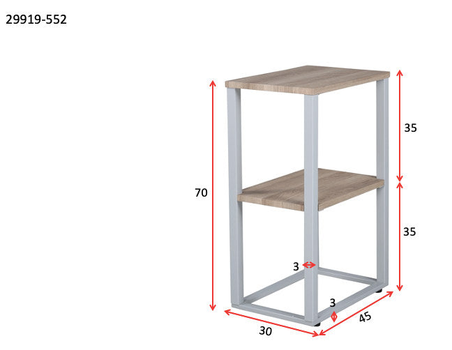 Rise Nachttisch in Natur präsentiert im Onlineshop von KAQTU Design AG. Nachttisch ist von Venture Home