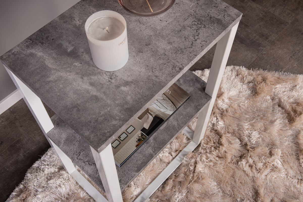 Rise Tisch in Weiss präsentiert im Onlineshop von KAQTU Design AG. Nachttisch ist von Venture Home