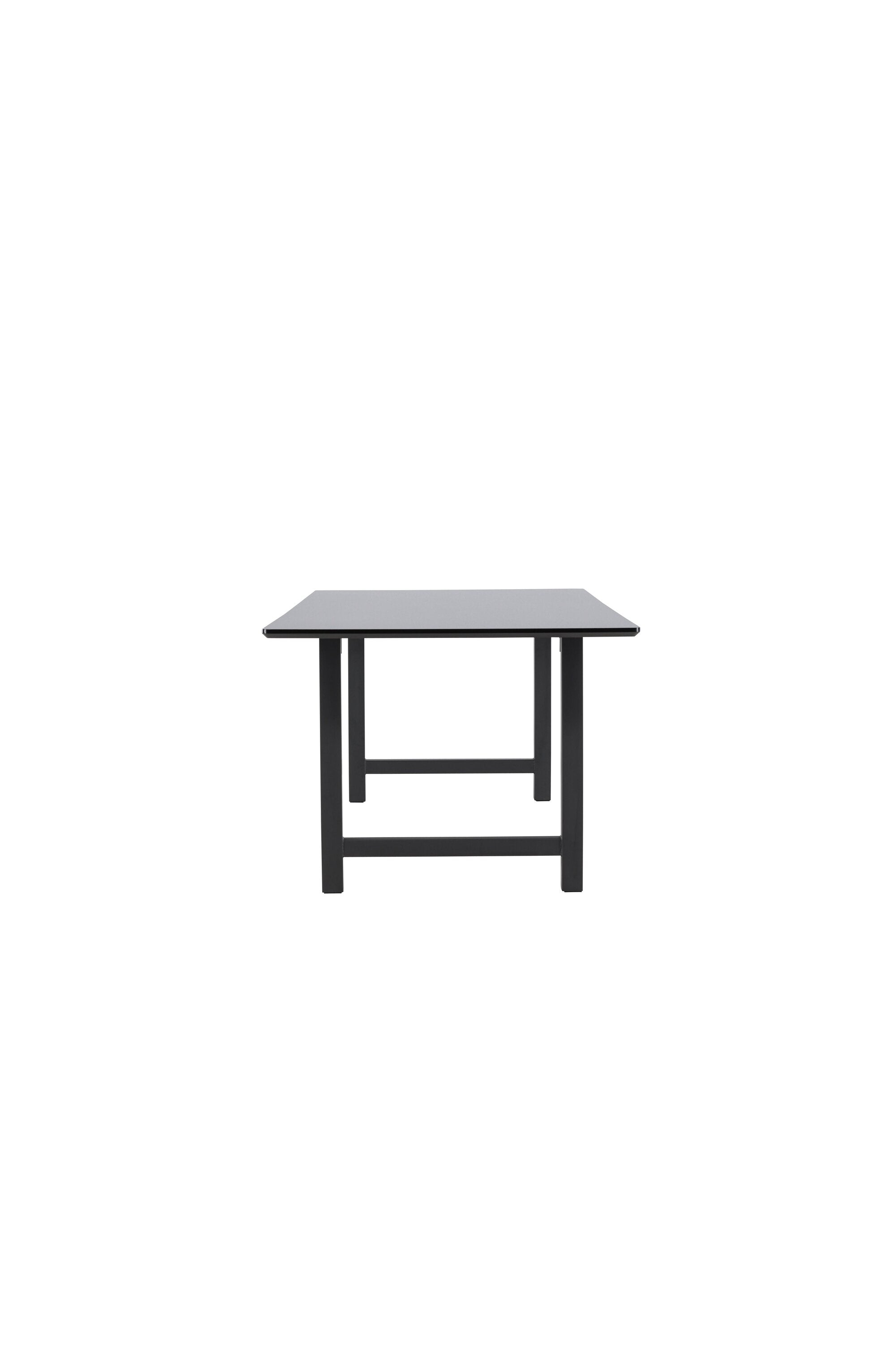 Eleganter Count Tisch: Harmonische Fusion aus Holz und Metall.