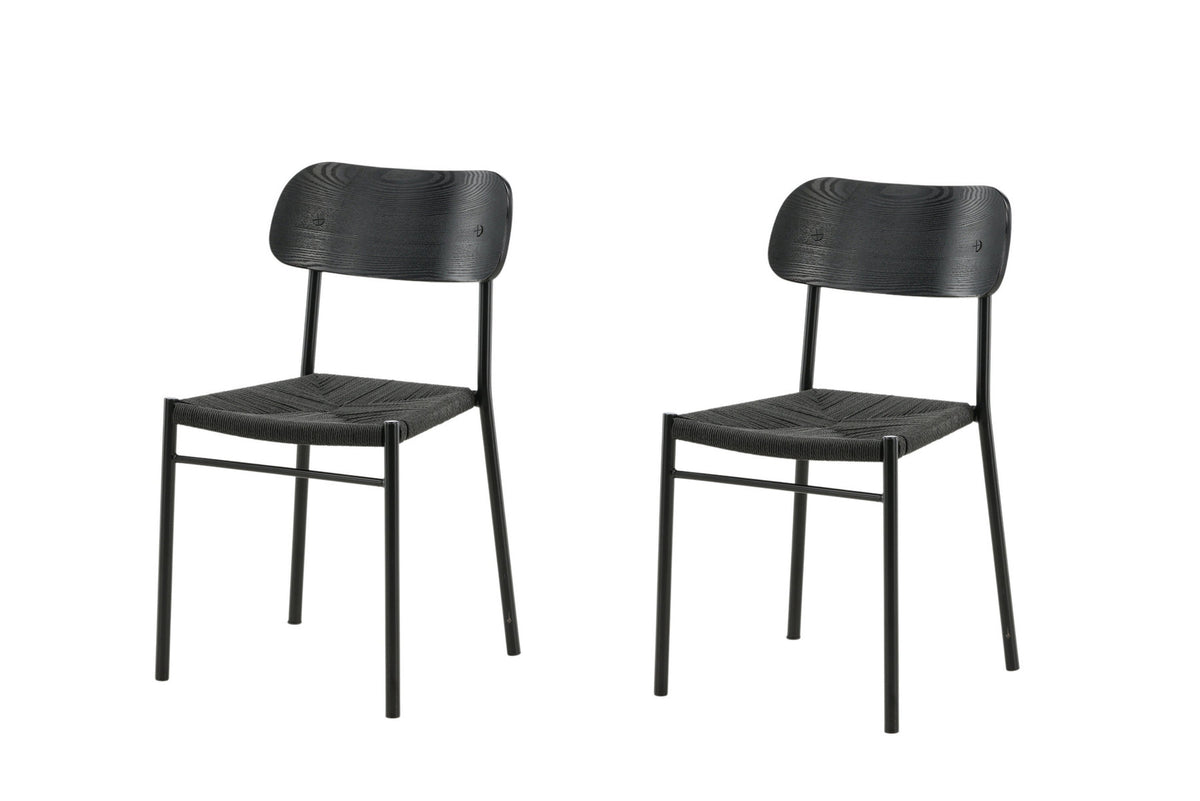 Polly Stuhl in Schwarz präsentiert im Onlineshop von KAQTU Design AG. Stuhl ist von Venture Home
