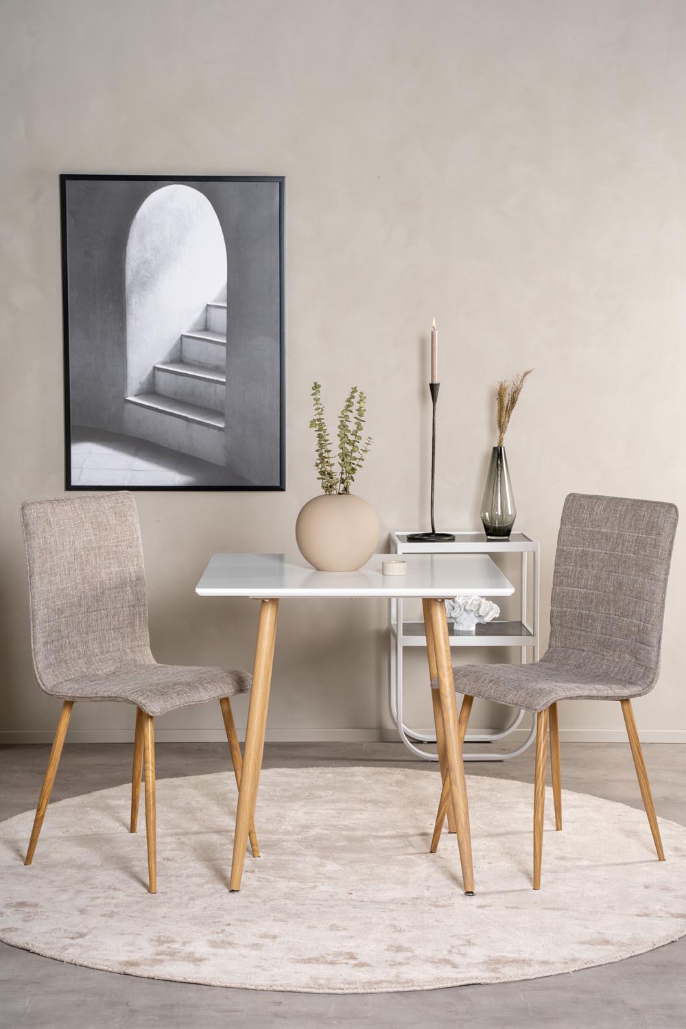Polar Tisch in Natur/Weiss präsentiert im Onlineshop von KAQTU Design AG. Esstisch ist von Venture Home