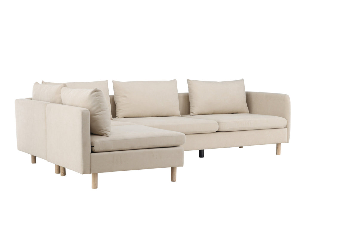Zero Ecksofa in Beige präsentiert im Onlineshop von KAQTU Design AG. 3er Sofa ist von Venture Home