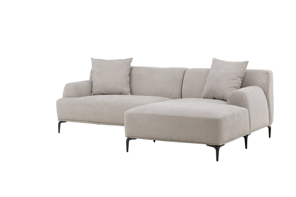 Viskan 3-Seat Sofa in Schwarz/ Hellgrau präsentiert im Onlineshop von KAQTU Design AG. 3er Sofa ist von Venture Home