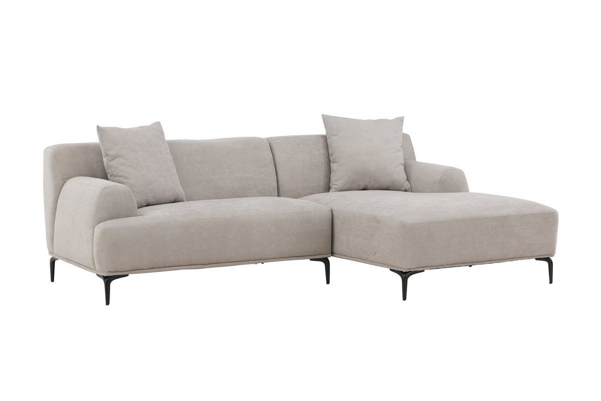 Viskan 3-Seat Sofa in Schwarz/ Hellgrau präsentiert im Onlineshop von KAQTU Design AG. 3er Sofa ist von Venture Home