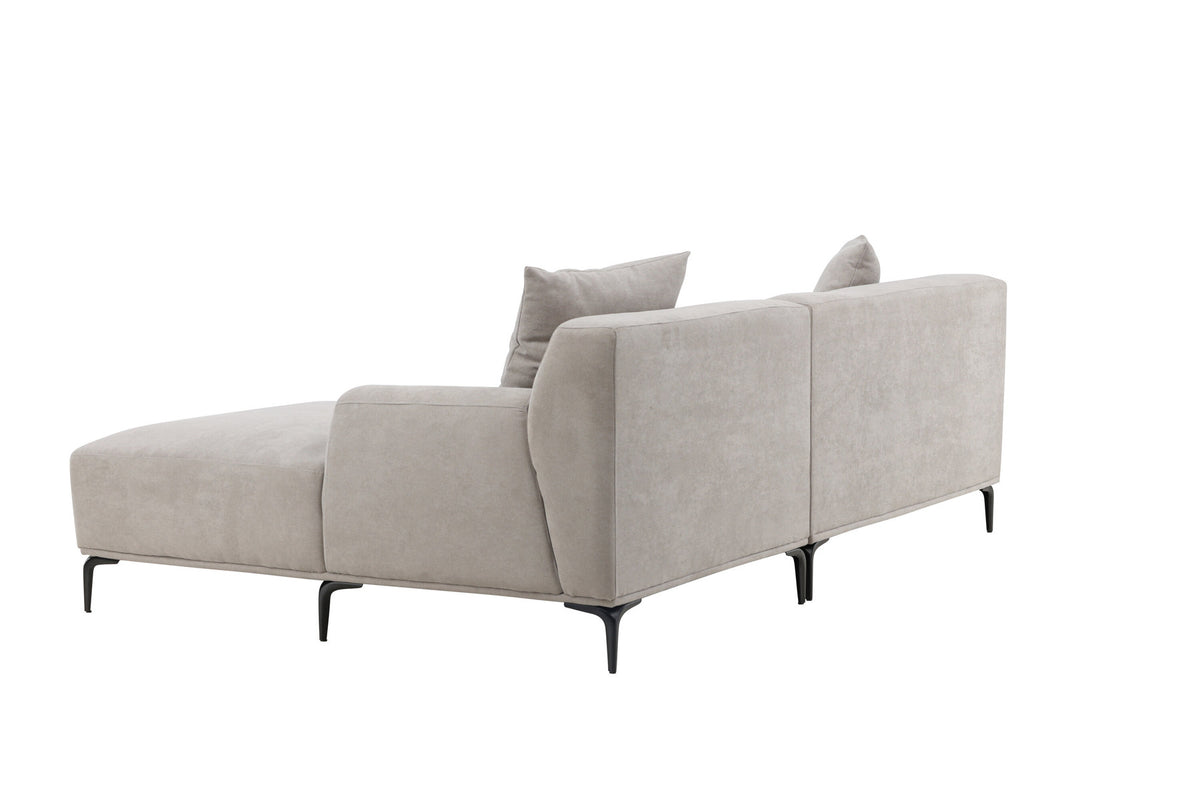 Viskan 3-Seat Sofa in Schwarz/ Hellgrau präsentiert im Onlineshop von KAQTU Design AG. 3er Sofa ist von Venture Home