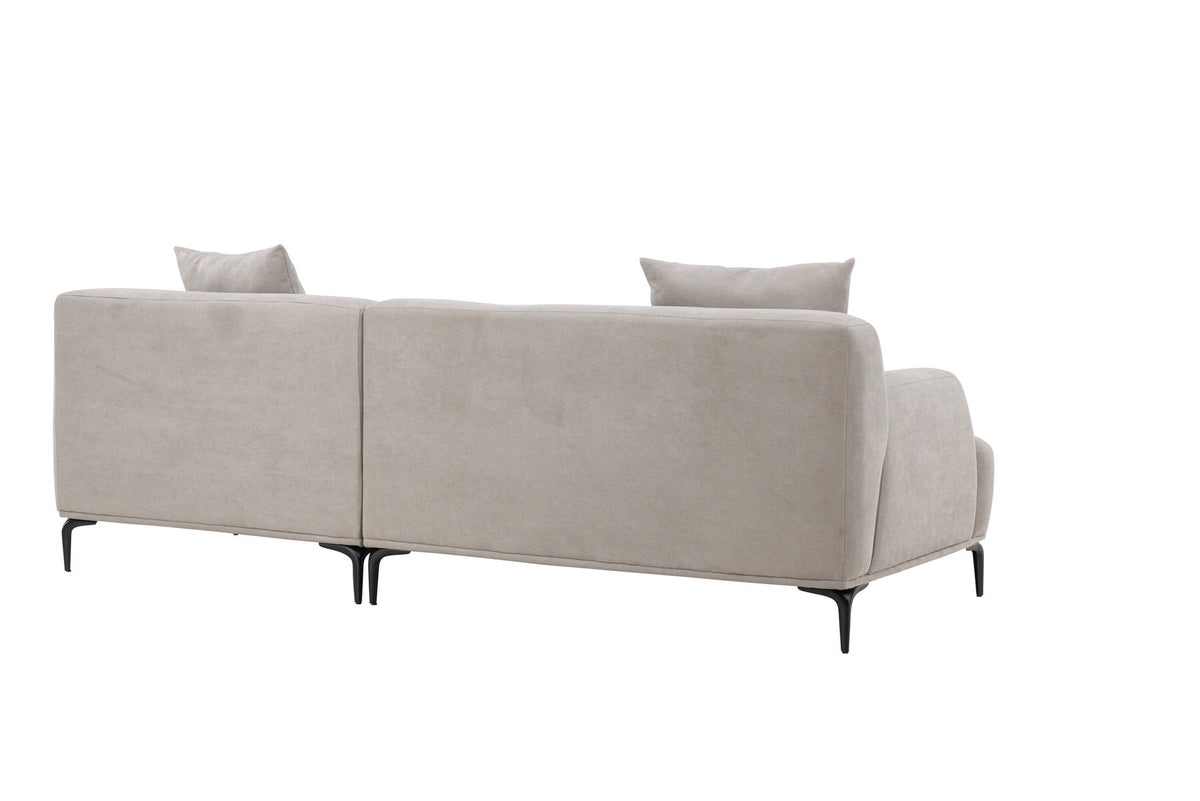 Viskan 3-Seat Sofa in Schwarz/ Hellgrau präsentiert im Onlineshop von KAQTU Design AG. 3er Sofa ist von Venture Home