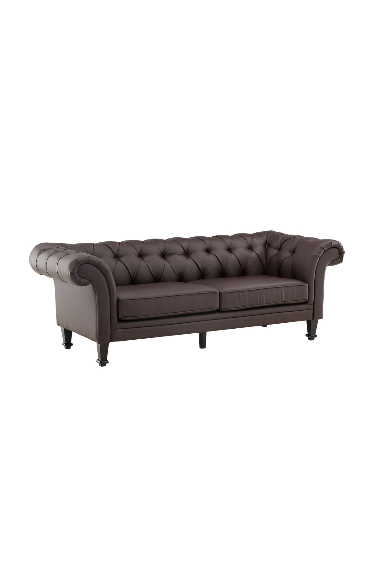 Ätran 3-Seat Sofa in Schwarz Braun präsentiert im Onlineshop von KAQTU Design AG. 3er Sofa ist von Venture Home