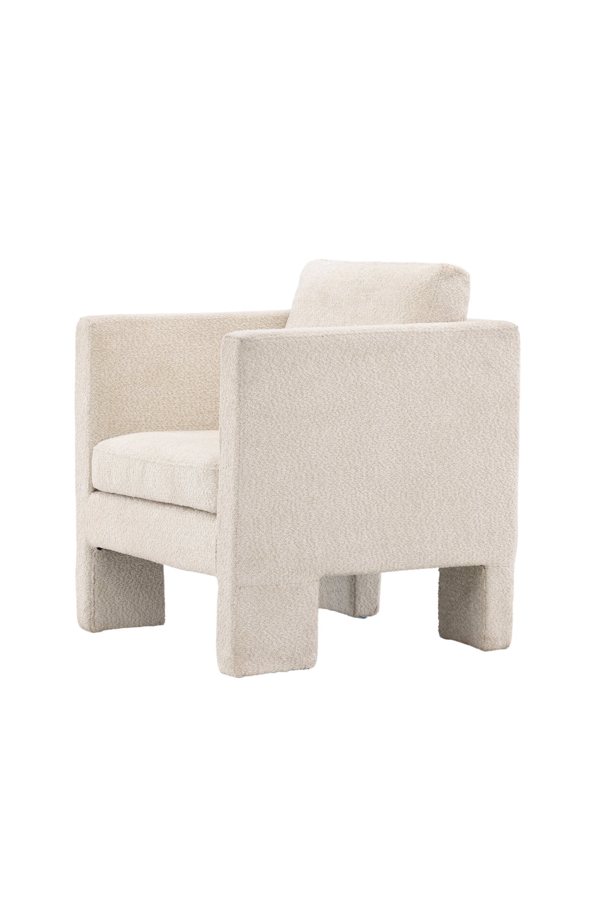 Ragusa Sessel in Weiss präsentiert im Onlineshop von KAQTU Design AG. Sessel mit Armlehnen ist von Venture Home