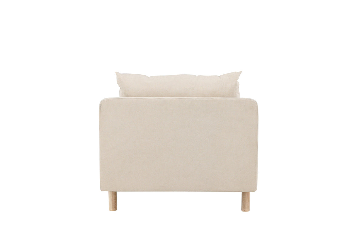 Zero Single Sofa in Beige präsentiert im Onlineshop von KAQTU Design AG. Modulares Sofa ist von Venture Home