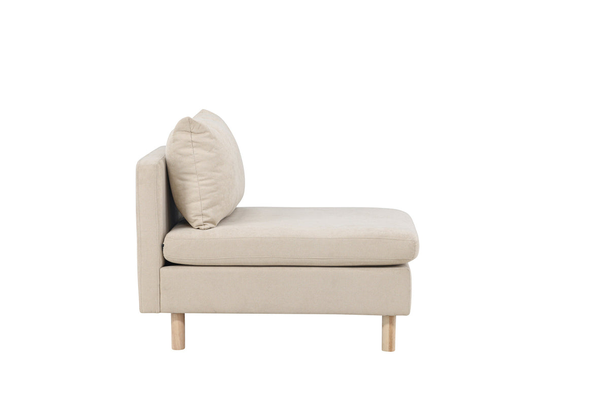 Zero Single Sofa in Beige präsentiert im Onlineshop von KAQTU Design AG. Modulares Sofa ist von Venture Home