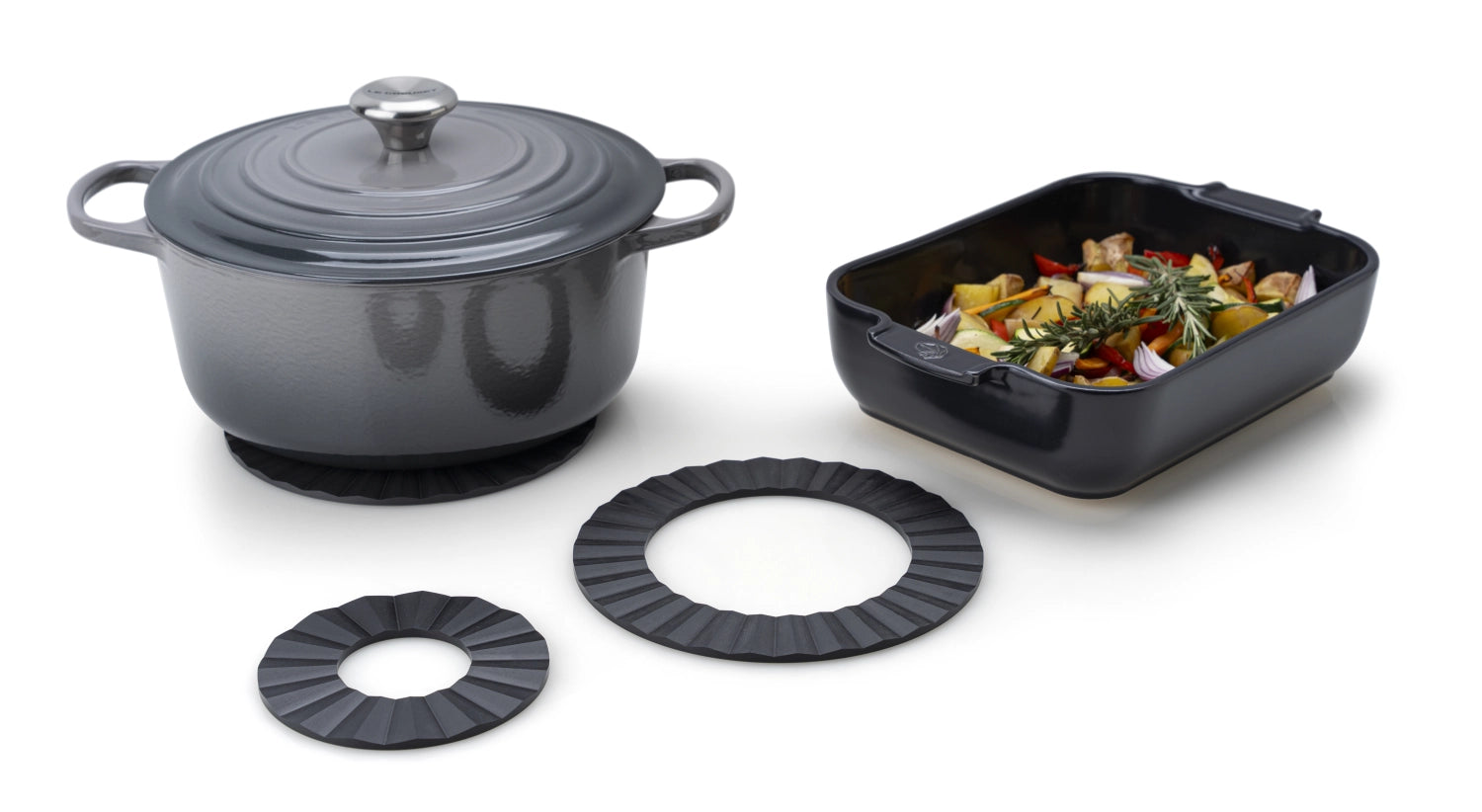 Set de dessous de verre rond, Duracore D:20cm