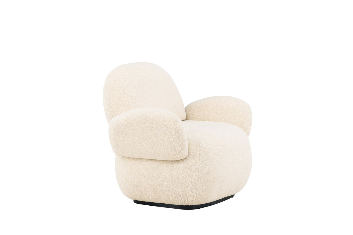 Sevilla Sessel in Beige/Schwarz präsentiert im Onlineshop von KAQTU Design AG. Sessel mit Armlehnen ist von Venture Home