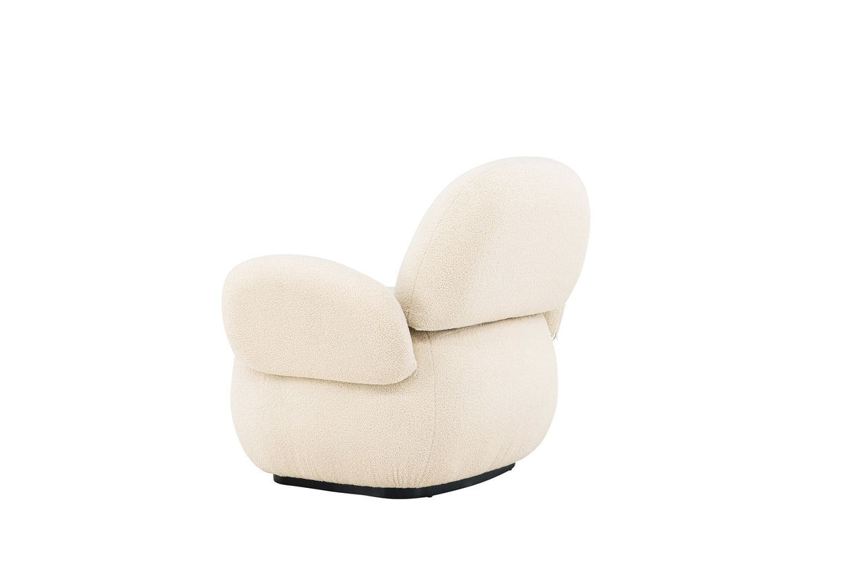 Sevilla Sessel in Beige/Schwarz präsentiert im Onlineshop von KAQTU Design AG. Sessel mit Armlehnen ist von Venture Home