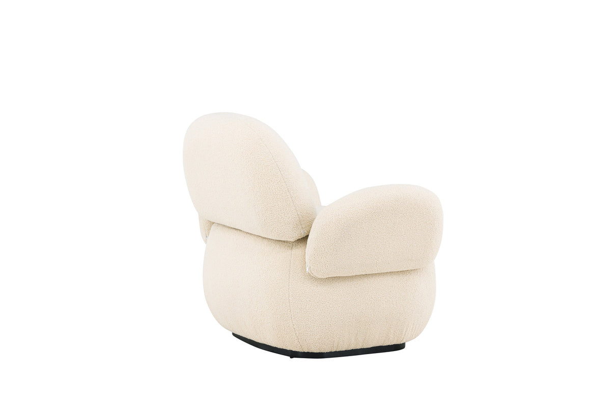 Sevilla Sessel in Beige/Schwarz präsentiert im Onlineshop von KAQTU Design AG. Sessel mit Armlehnen ist von Venture Home