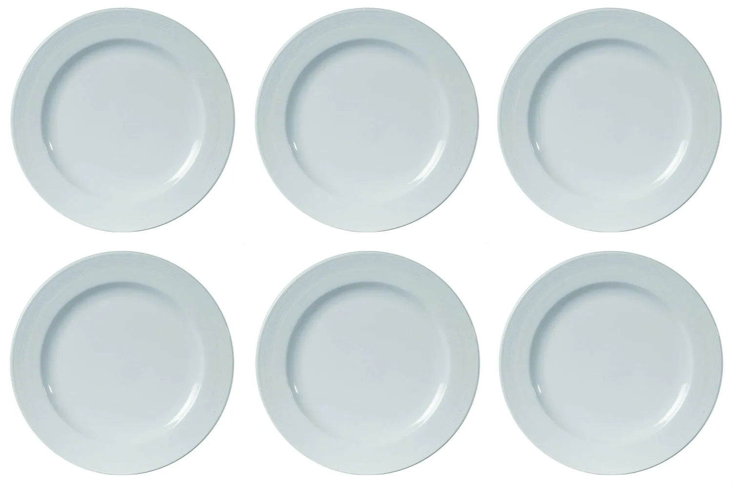 Elegantes 6er Set tiefe Teller Karat 19 von Royal Porcelain, 24 cm, ideal für Suppen und Pasta, aus hochwertigem Porzellan gefertigt.