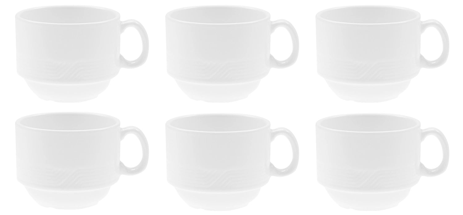 Elegantes 6er Set flacher Teller Karat 19 von Royal Porcelain, 30 cm, ideal für stilvolle Tischgestaltung und edle Speisenarrangements.