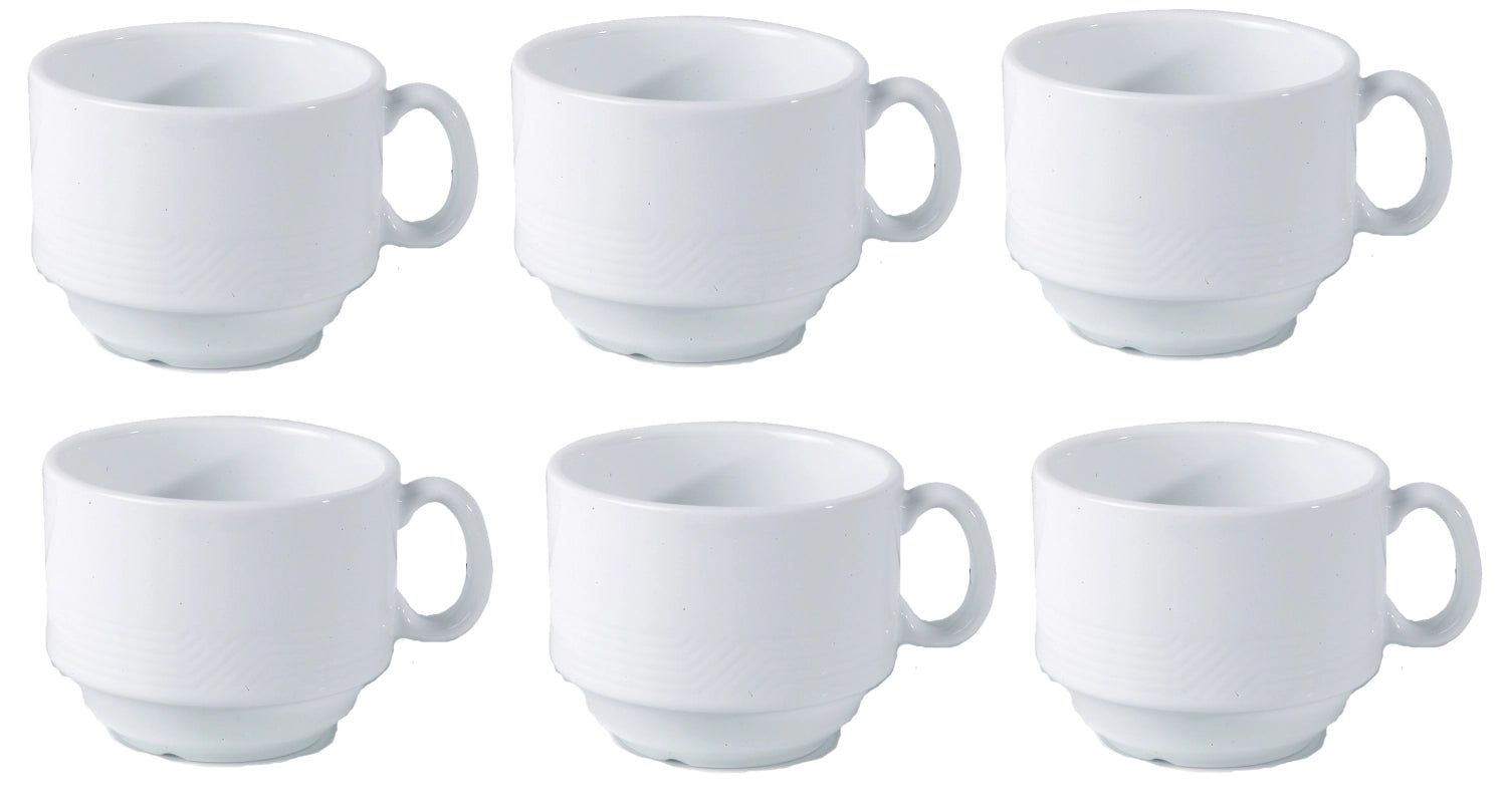 Elegantes 6er Set flacher Teller Karat 19 von Royal Porcelain, 30 cm, ideal für stilvolle Tischgestaltung und exquisite Speisen.