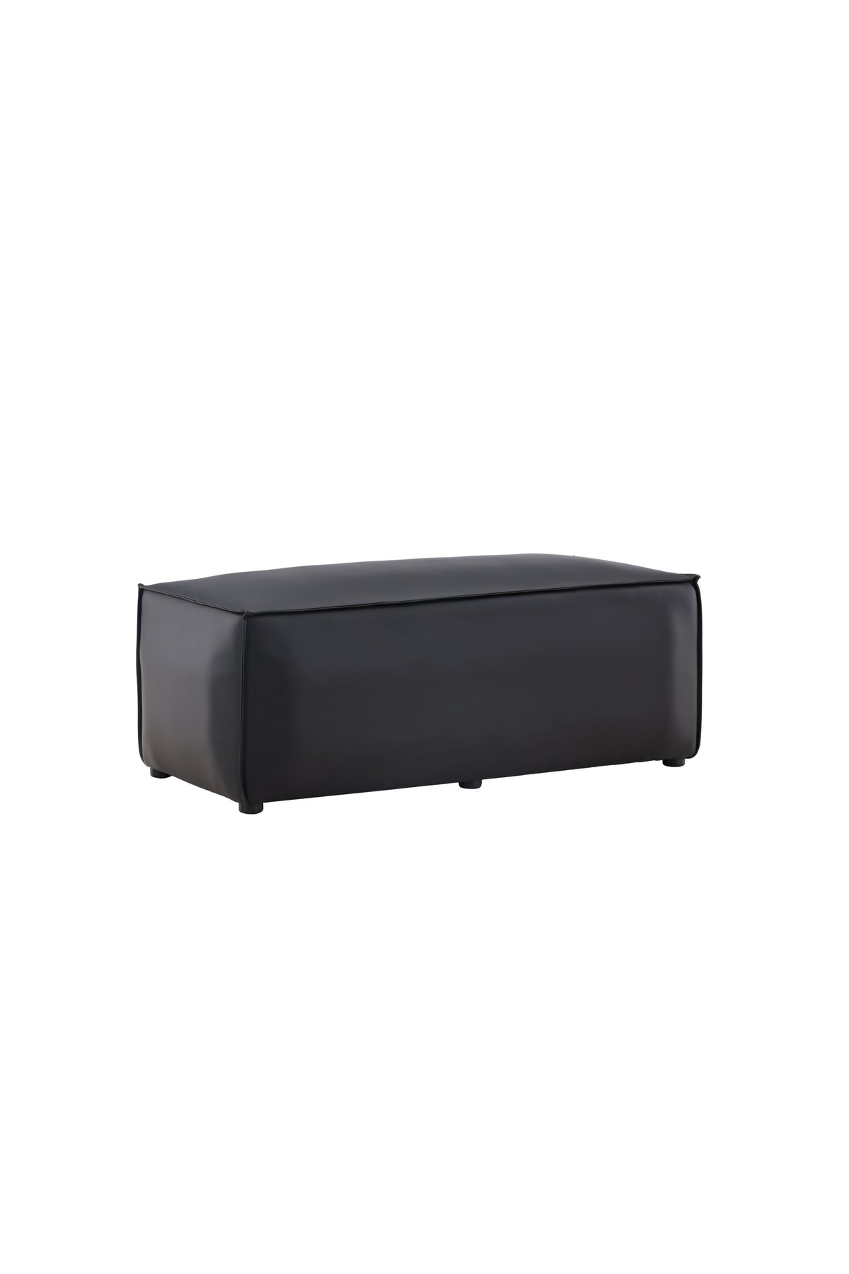 Palmero Hocker in Schwarz präsentiert im Onlineshop von KAQTU Design AG. Pouf ist von Venture Home