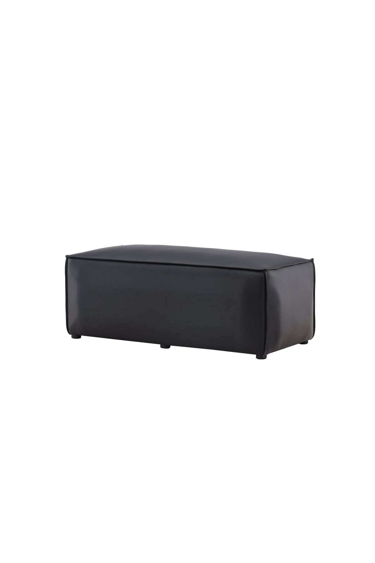 Palmero Hocker in Schwarz präsentiert im Onlineshop von KAQTU Design AG. Pouf ist von Venture Home