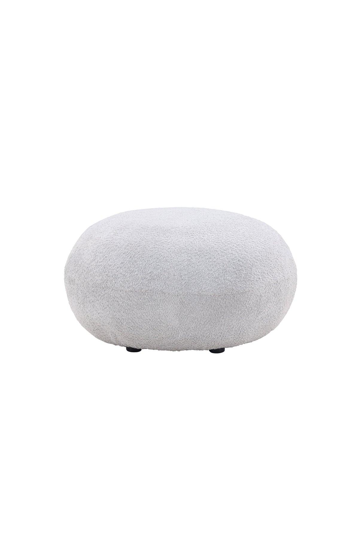 Bologna Hocker in Hellgrau präsentiert im Onlineshop von KAQTU Design AG. Pouf ist von Venture Home