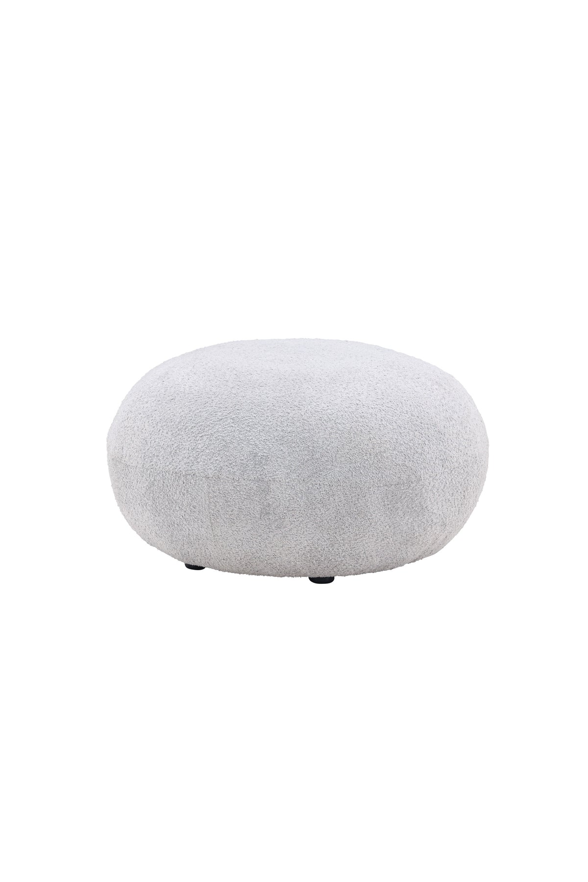 Bologna Hocker in Hellgrau präsentiert im Onlineshop von KAQTU Design AG. Pouf ist von Venture Home