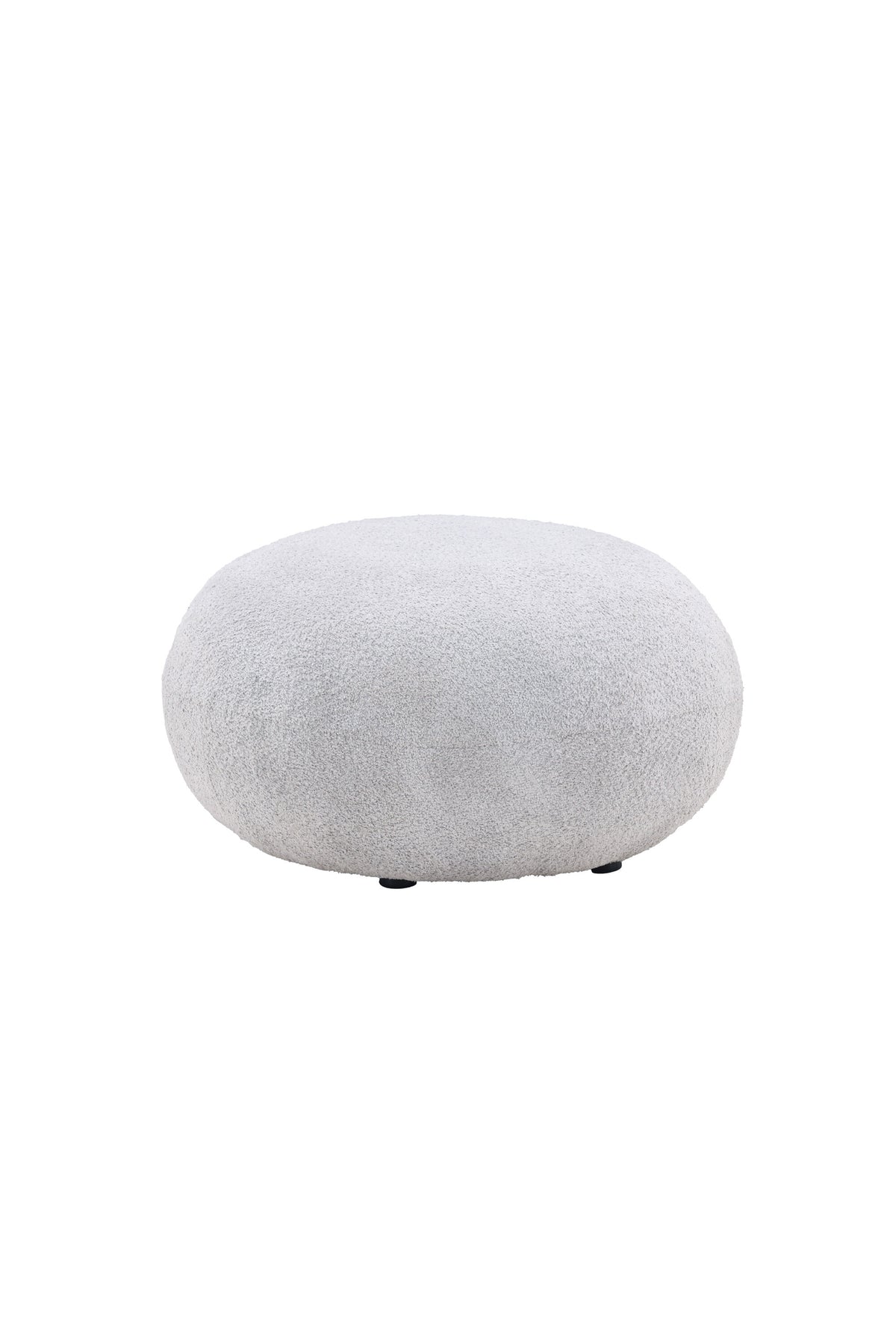 Bologna Hocker in Hellgrau präsentiert im Onlineshop von KAQTU Design AG. Pouf ist von Venture Home