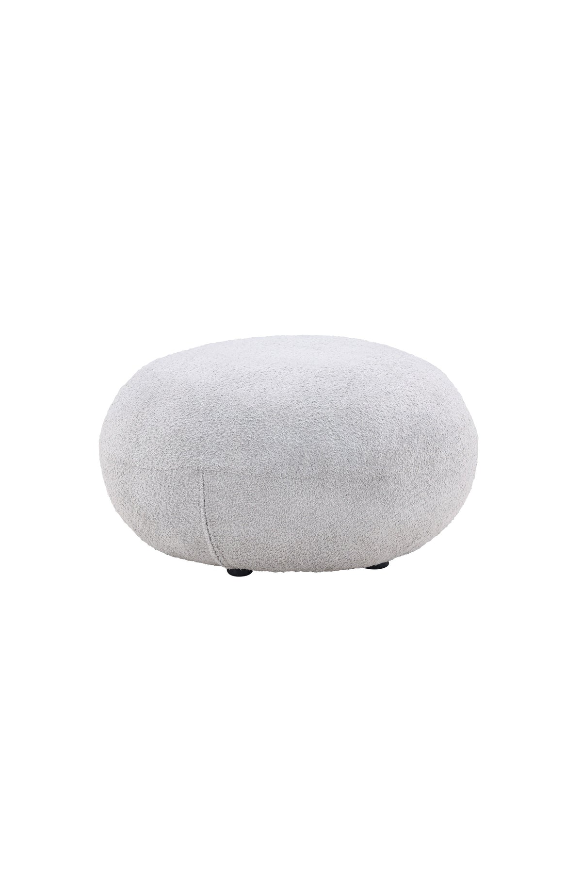 Bologna Hocker in Hellgrau präsentiert im Onlineshop von KAQTU Design AG. Pouf ist von Venture Home