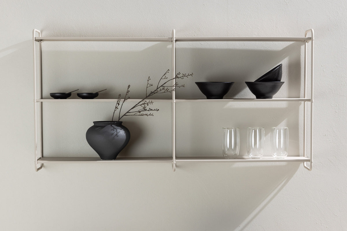 Lyon Regal in Beige präsentiert im Onlineshop von KAQTU Design AG. Standregal ist von Venture Home