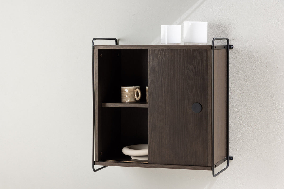 Paris Wandregal in Schwarz/Mokka präsentiert im Onlineshop von KAQTU Design AG. Wandregal ist von Venture Home
