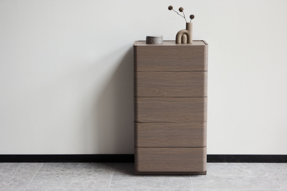Noble Nachttisch in Mocca präsentiert im Onlineshop von KAQTU Design AG. Korpus ist von Venture Home